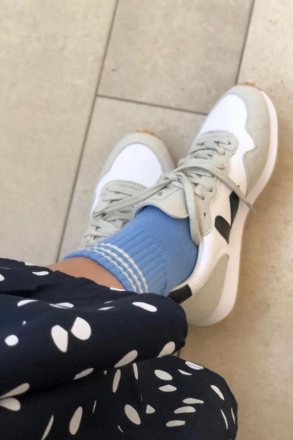 Le Bon Shoppe Girlfriend Parisian Blue Socks - The Mercantile London