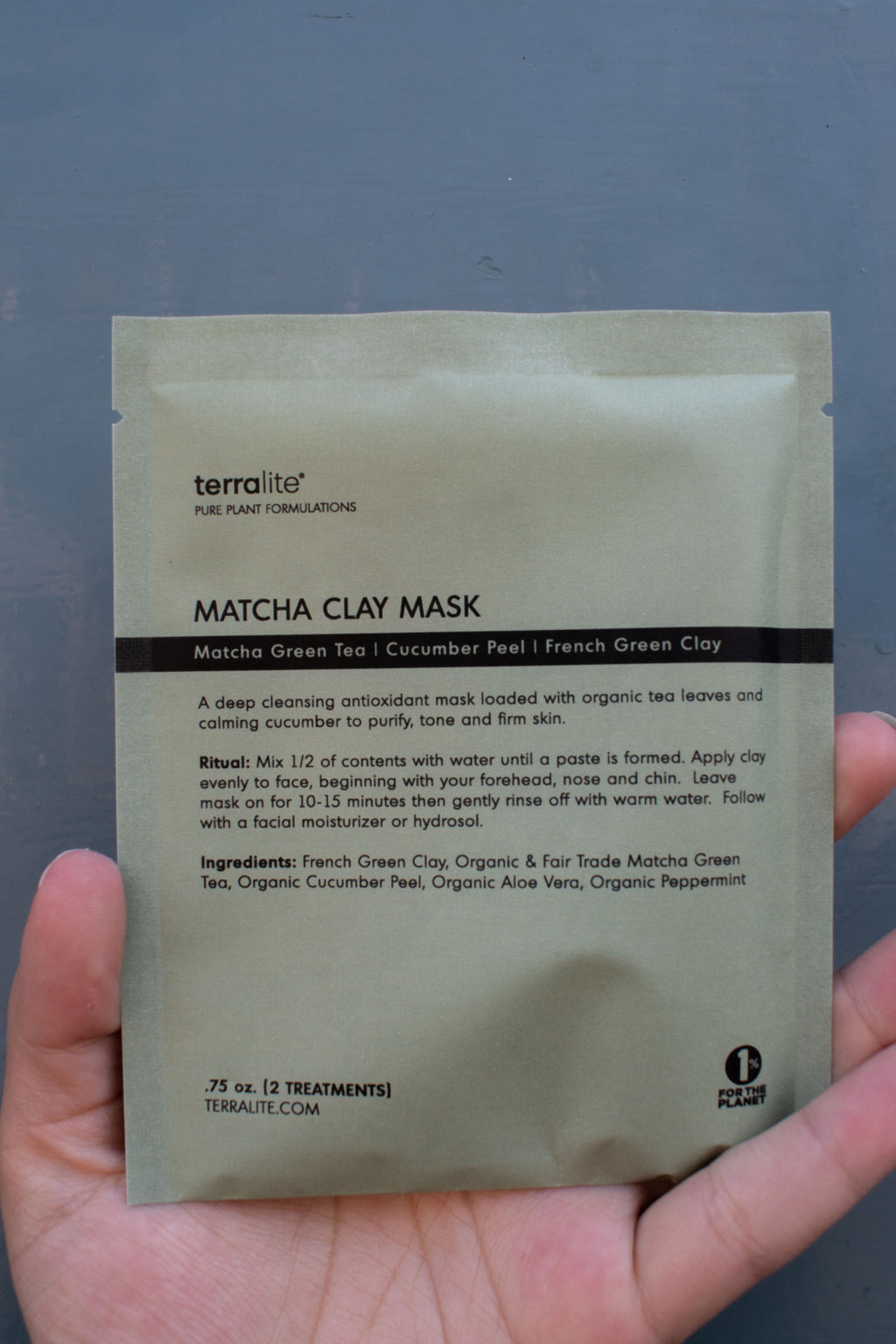 Organic Matcha Clay Mask - The Mercantile London