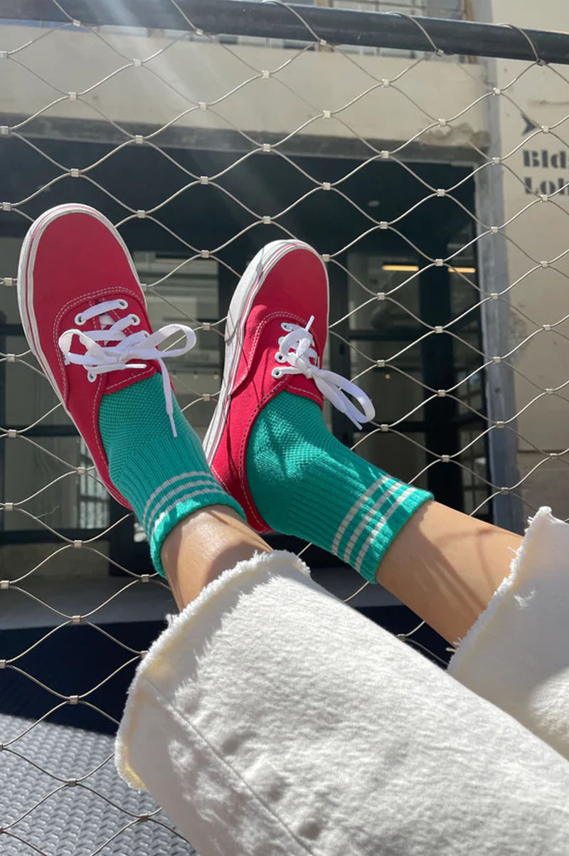 Le Bon Shoppe Girlfriend Emerald Socks - The Mercantile London