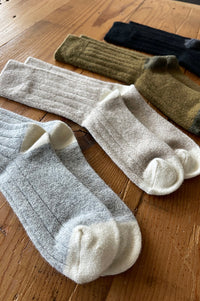 Le Bon Shoppe Cashmere Fawn Socks - The Mercantile London