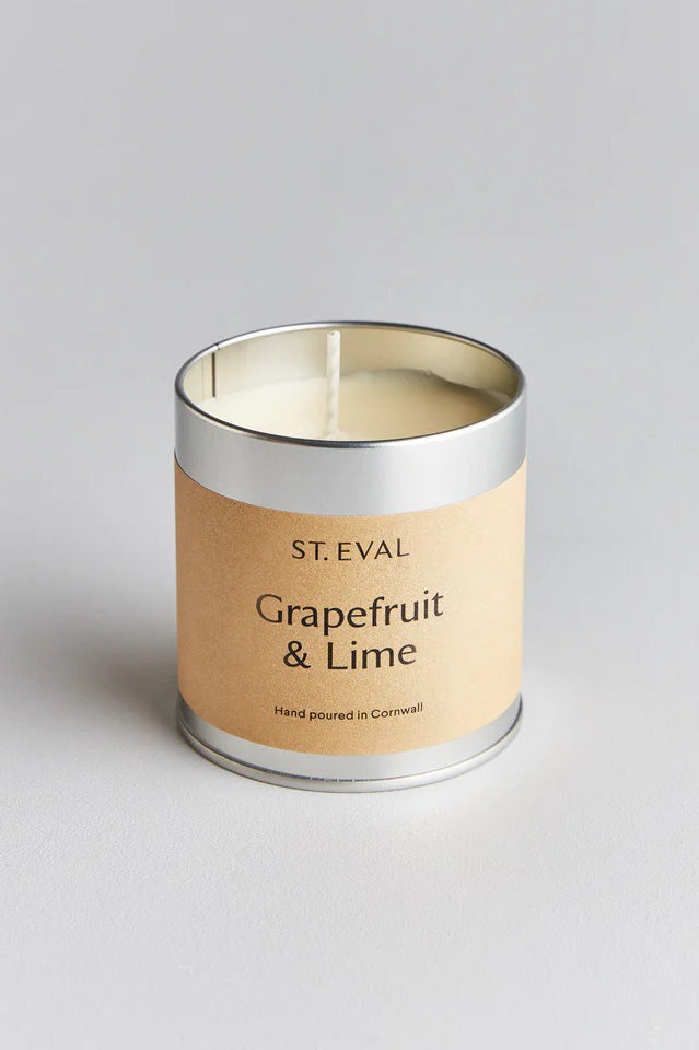 SS23 St. Eval Grapefruit & Lime Scented Tin - The Mercantile London