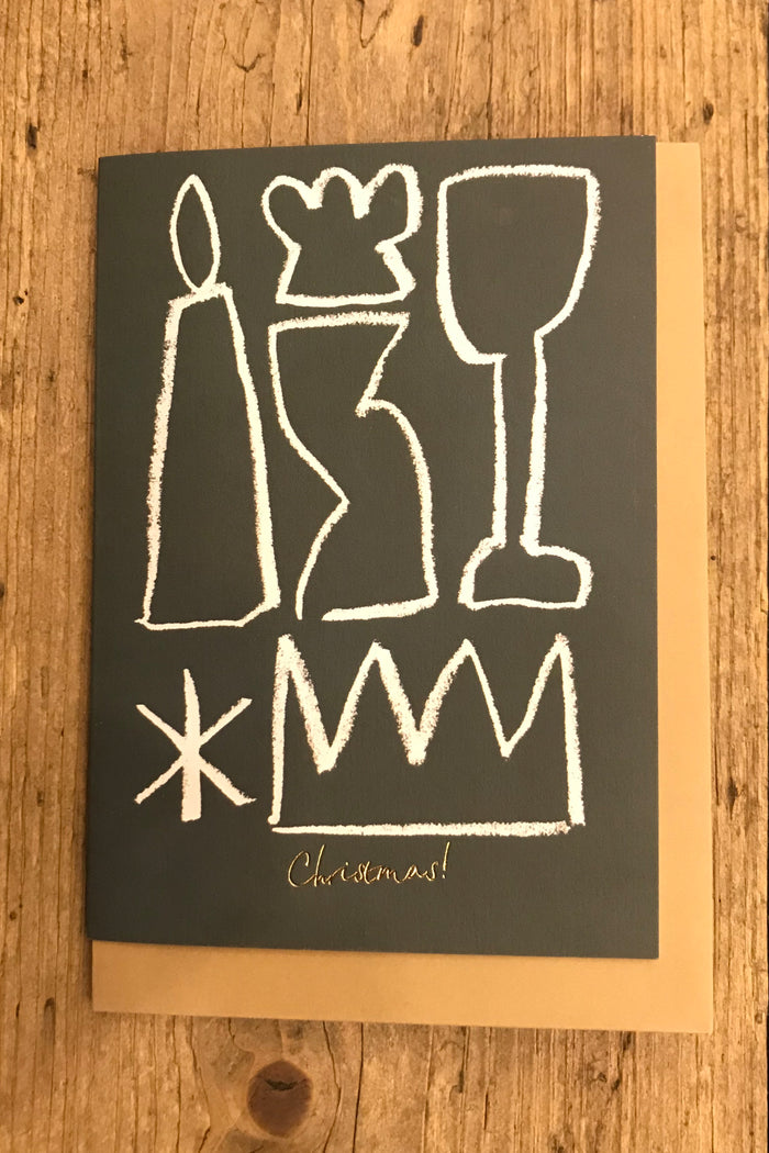 Kinshipped Green Christmas! Card - The Mercantile London