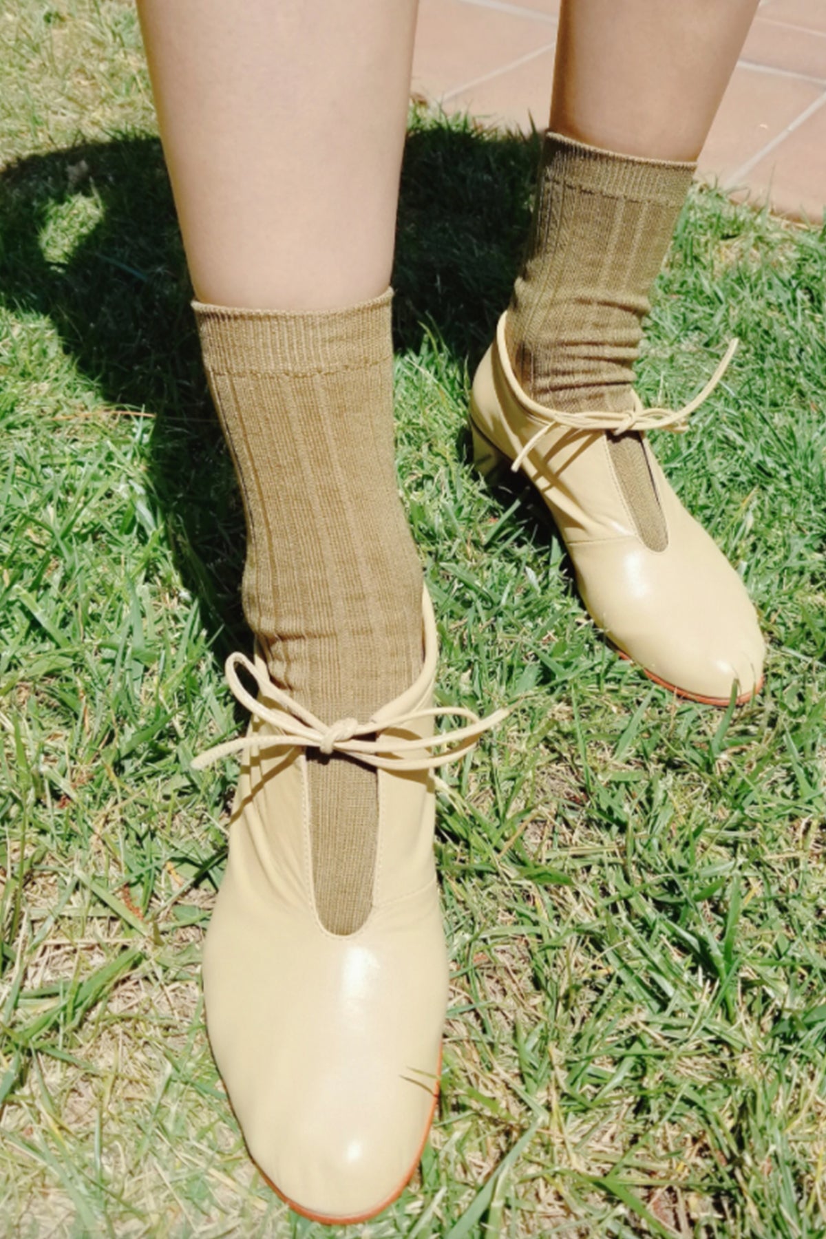 Le Bon Shoppe Her Pesto Socks - The Mercantile London