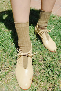 Le Bon Shoppe Her Pesto Socks - The Mercantile London