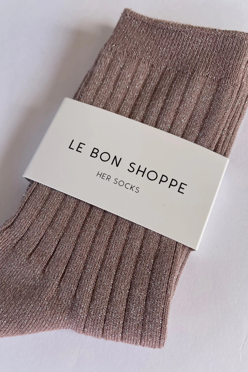 Le Bon Shoppe Her Jute Glitter Socks - The Mercantile London