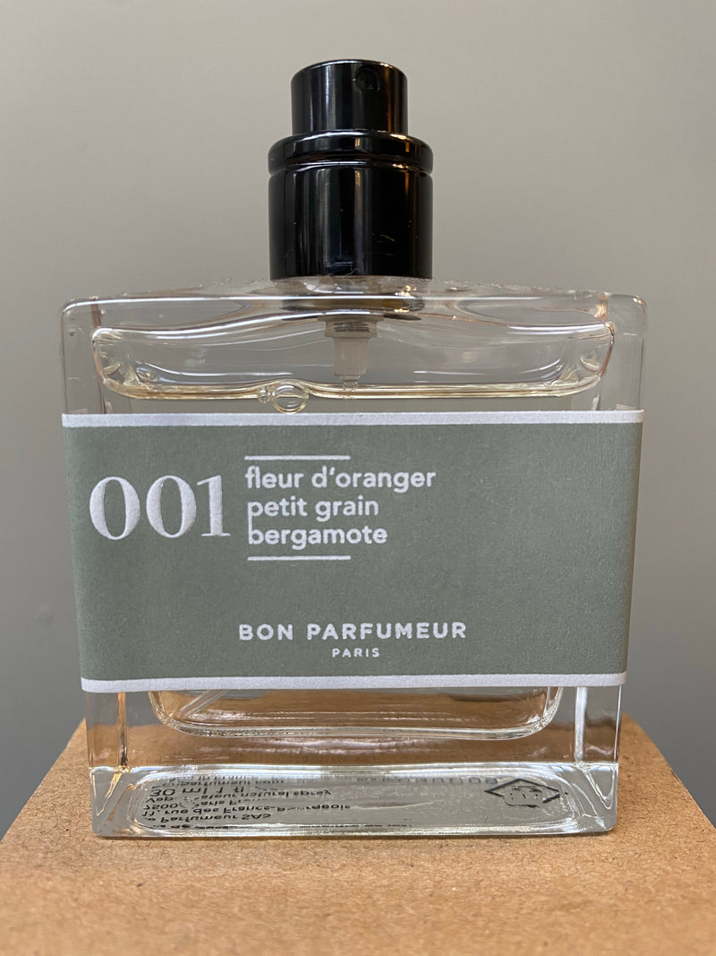 Bon Parfumeur 001 Orange Blossom, Petitgrain, Bergamot Perfume - The Mercantile London
