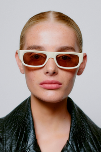A Kjaerbede Jean Cream Sunglasses - The Mercantile London
