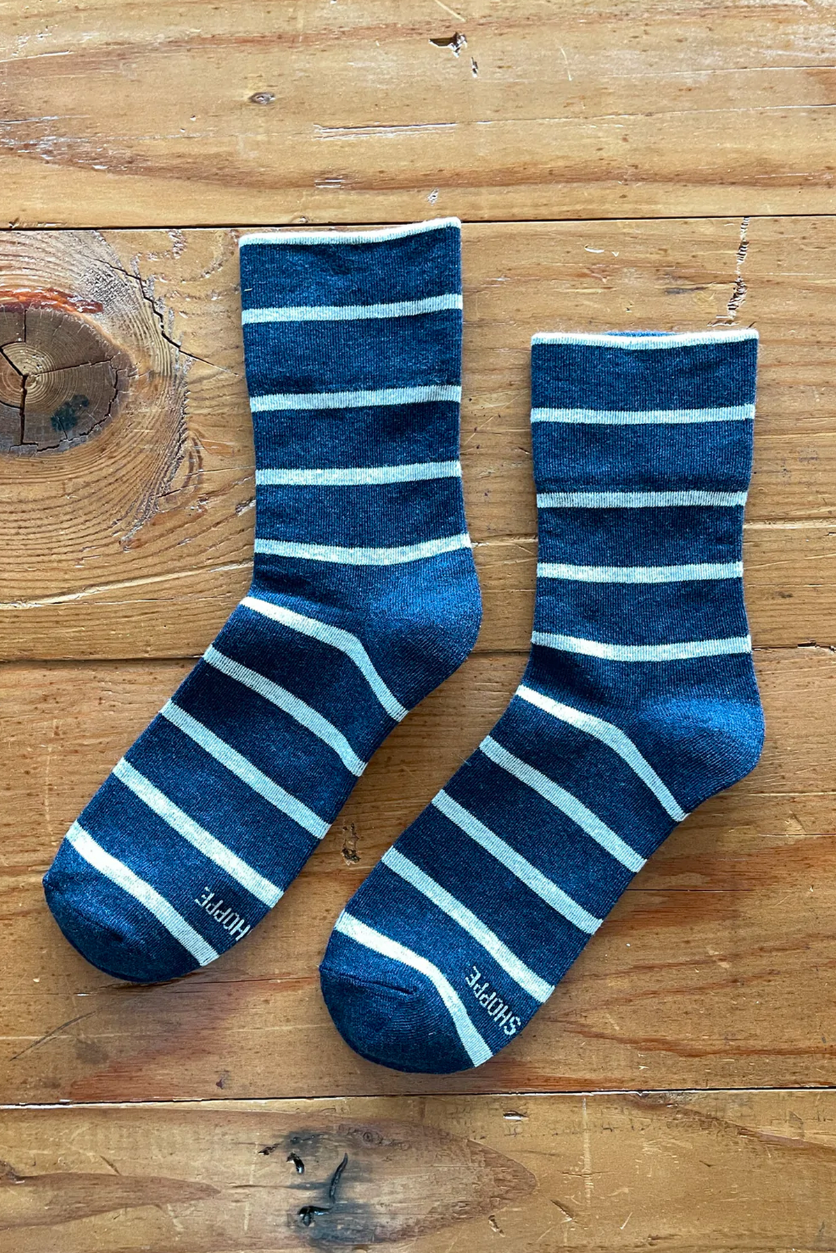 Le Bon Shoppe Wally Marine Sneaker Socks - The Mercantile London
