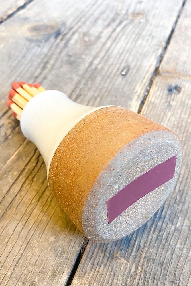 Milk Bottle Eggshell Match Striker - The Mercantile London