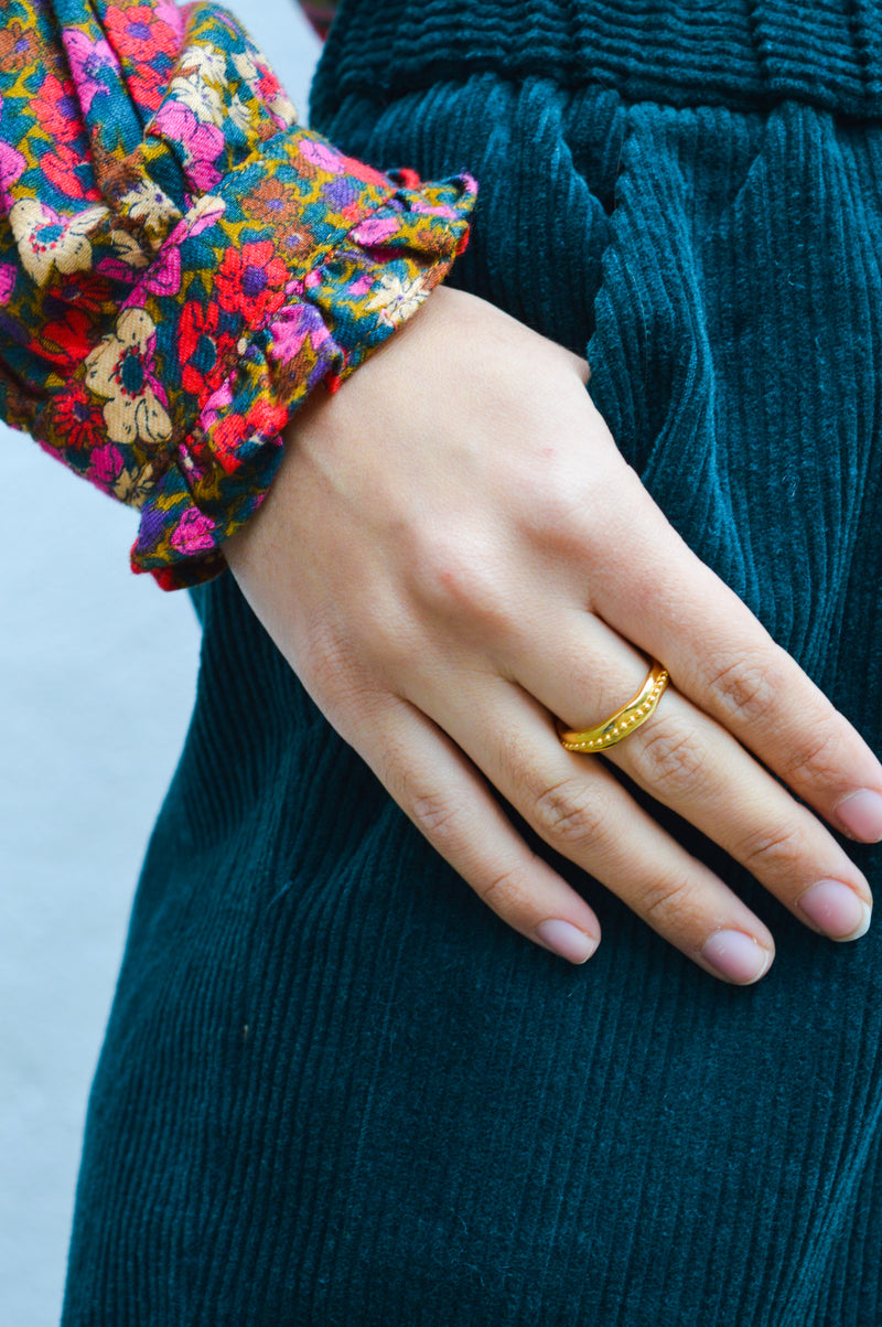 Shyla Astri Solid Stacking Ring - The Mercantile London