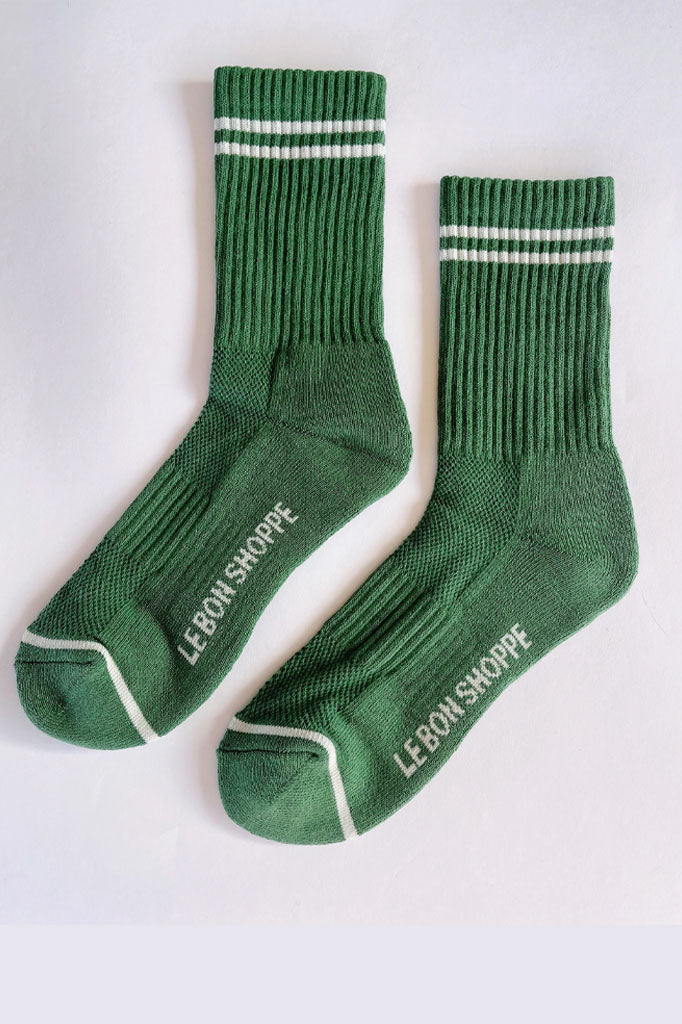 Le Bon Shoppe Boyfriend Moss Socks - The Mercantile London