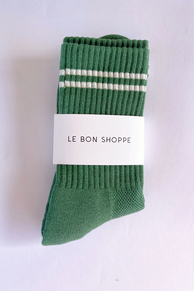 Le Bon Shoppe Boyfriend Moss Socks - The Mercantile London