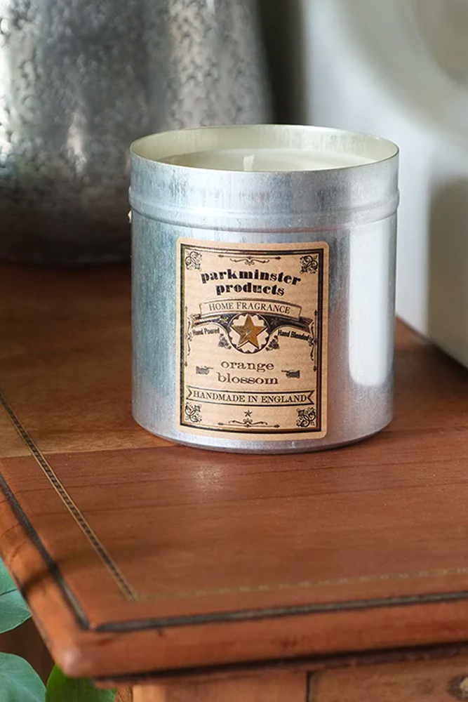Parkminster Orange Blossom Tin Candle - The Mercantile London