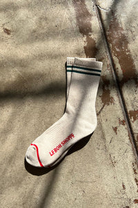 Le Bon Shoppe Boyfriend Oatmeal Socks - The Mercantile London