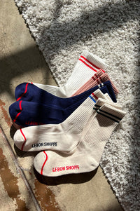 Le Bon Shoppe Boyfriend Oatmeal Socks - The Mercantile London