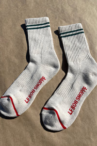 Le Bon Shoppe Boyfriend Oatmeal Socks - The Mercantile London