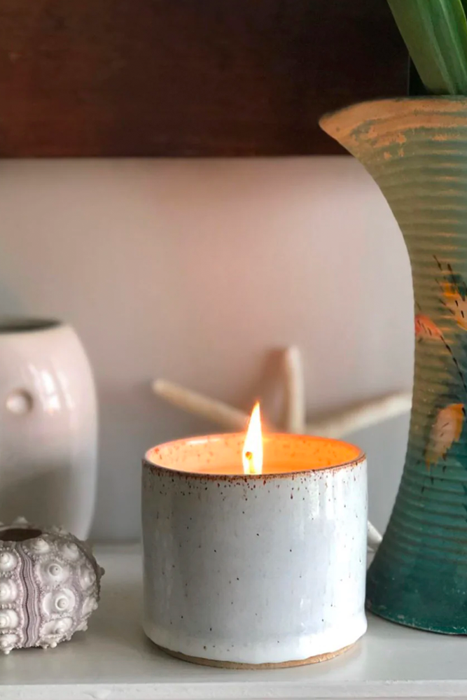 Parkminster Orange Blossom Kiln Ceramic Candle - The Mercantile London