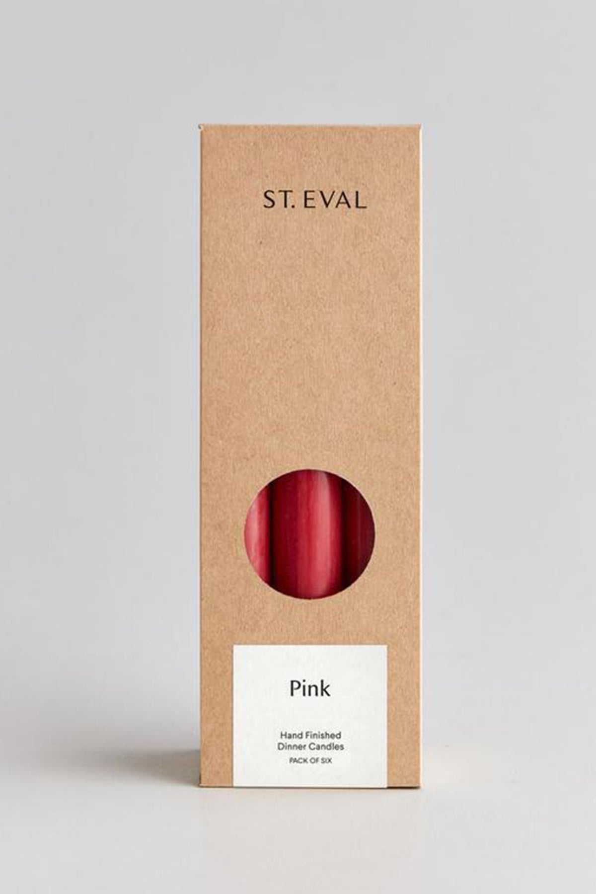 St. Eval Pink Dinner Candles - The Mercantile London