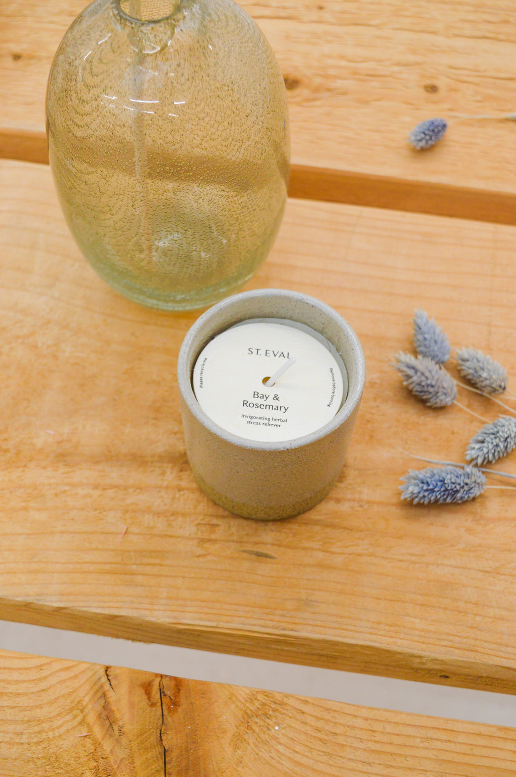 St. Eval Bay & Rosemary Earth & Sky Candle - The Mercantile London