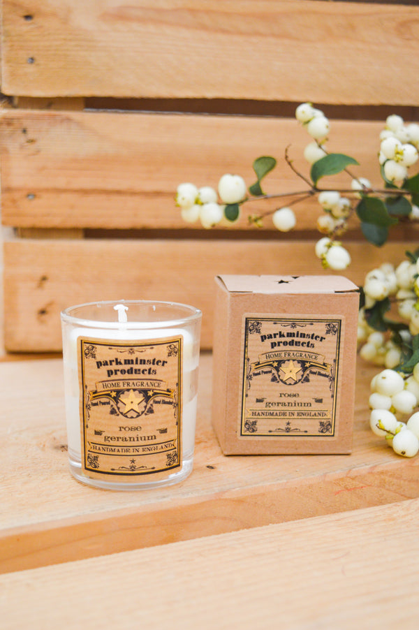 Parkminster Rose Geranium Candle - The Mercantile London