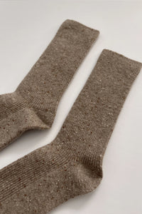 Le Bon Shoppe Snow Tan Socks - The Mercantile London