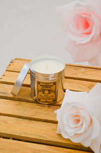 Parkminster Rose Geranium Tin Candle - The Mercantile London