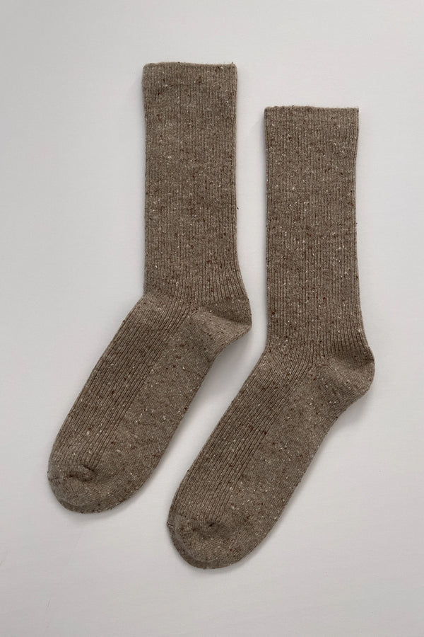 Le Bon Shoppe Snow Tan Socks - The Mercantile London