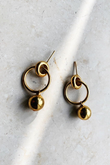 SS21 Shyla Layla Solid Ball Earrings - The Mercantile London