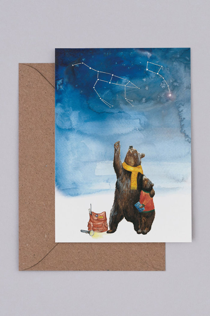 Mister Peebles Ursa Major & Ursa Minor Card - The Mercantile London