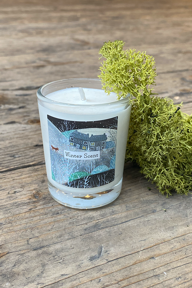 Winter Scent Illustrated Box Candle - The Mercantile London
