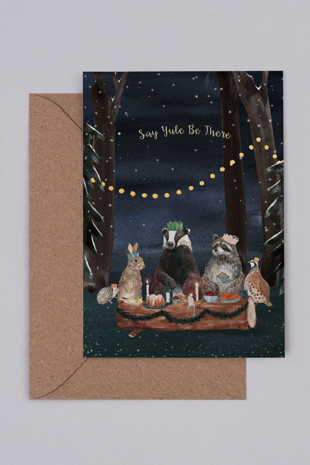 Mister Peebles Say Yule Be There Card - The Mercantile London